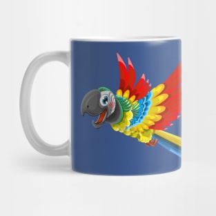 Parrot Illustration Mug